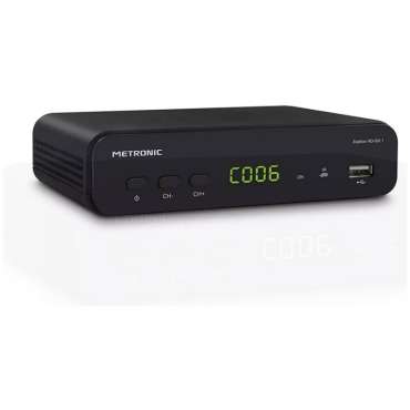 DECODER CON DISPLAY ZAPBOX HD-SH.1 RICEVITORE TDT DVB-T2 HEVC, FUNZIONE PVR, USB, HDMI, SPDIF, RJ45, 5 010DEC 2