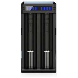 CARICABATTERIE LI-ION FAST PER 2 BATTERIE SIGARETTA ELETTRONICA DA 18650 A 26650