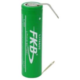 PILA AL LITIO FKB 18650 3,6V 2600MAH CON LAMELLE