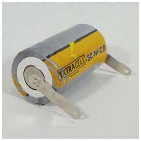BATTERIA NI-CD SC 1,2V 2,0AH CON TERMINALI