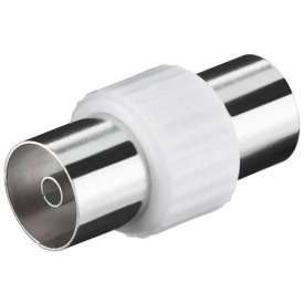 ADATTATORE TV FEMMINA-FEMMINA DIAM. 9,5MM  BIANCO