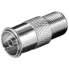 ADATTATORE F: PRESA F > PRESA COASSIALE