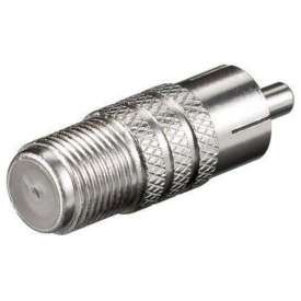 ADATTATORE F: PRESA F > SPINA RCA