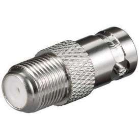 ADATTATORE F: PRESA F > PRESA BNC