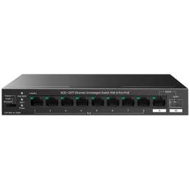IP-COM Switch Gigabit PoE -10 porte(8 GE PoE + 1 GE + 1 SFP 1G) | G1110PF-8-120W