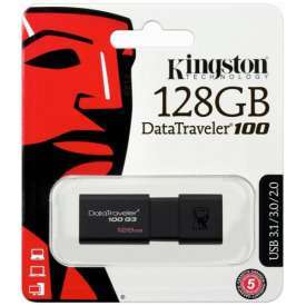 PEN DRIVE USB 3.0 128GB KINGSTON DT100G3