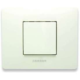 PLACCA 2 POSTI BIANCO ASPEN MIX 21MX102