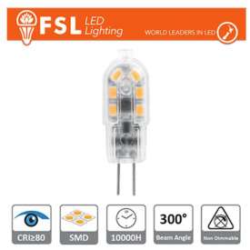 LAMPADA G4 1,5W 3000K 120 LUMEN
