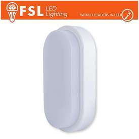 PLAFONIERA LED OVALE BIANCA 15W 4000K 55X100X200 IP54