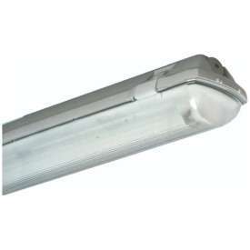 PLAFONIERA STAGNA VUOTA PER 2 TUBO LED T8 IP65 150CM