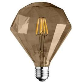 LAMPADA LED DIAMANTE EDISONY A FILAMENTO ORO 4W 400LM 2700K