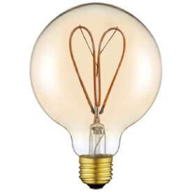 LAMPADA LED FILOLED CUORE GLOBO 4W 250LM 3000K E27 HENERGIA