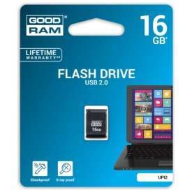 Goodram Pendrive UPI2 16GB USB MINI 2.0 blk – retail blister – UPI2-0160K0R11
