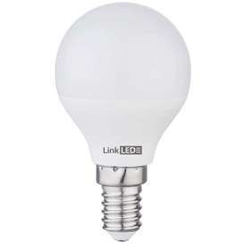 Lampadina a sfera LED 6W E14 3K – Illuminazione calda 450 Lm