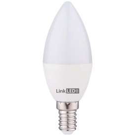 Lampadina a oliva LED 4W E14 4K – Illuminazione neutra 320 Lm