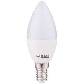Lampadina a oliva LED 6W E14 6,5K – Illuminazione fredda 450 Lm