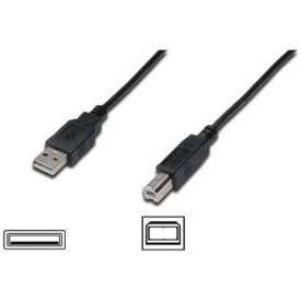 CAVO USB 1MT TIPO A – TIPO B MASCHIO/MASCHIO NERO LINK