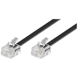 CAVO TELEFONICO SPINA RJ11 – SPINA RJ11 6P-4C 10MT NERO