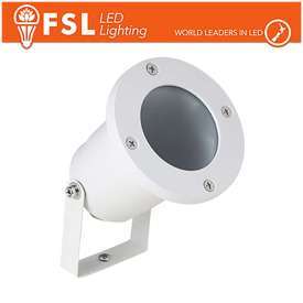 FARETTO GIARDINO ORIENTABILE PICCHETTO IP65 GU10 BIANCO