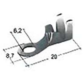 CAPICORDA AD OCCHIELLO IN OTTONE DIAM.8,7MM E FORO 5,2MM