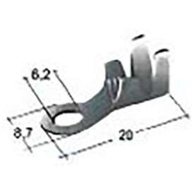 CAPICORDA AD OCCHIELLO IN OTTONE DIAM.8,7MM E FORO 4,2MM