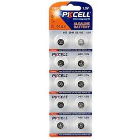 BATTERIE ALCALINE AG3 BLISTER 10 PEZZI PKCELL