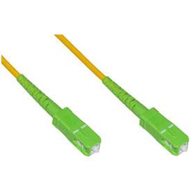 CAVO FIBRA OTTICA APC SC A APC SC SINGLEMODE SIMPLEX 20MT LINK