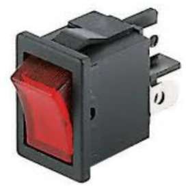 INTERRUTTORE BIPOLARE MINIATURA ROSSO
