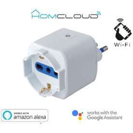 PRESA INTELLIGENTE WI-FI 16A ITALIANA BIPASSO-SCHUKO