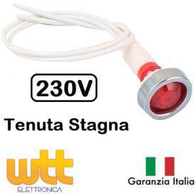 SEGNALATORE 220V ROSSO