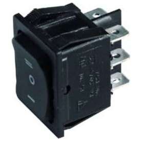 DEVIATORE BIPOL. 3P. AUTOR. NERO 35A 12V
