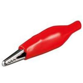 PINZA A COCCODRILLO ISOLATA ROSSA 41MM