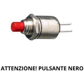 PULSANTI SUBMINIATURA NORM. APERTO CON AUTORITORNO NERO