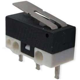 DEVIATORE MICROSWITCH MINIATURA A LEVA CON CONTATTI A C.S.