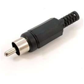 SPINA VOLANTE RCA NERA PROFESSIONALE