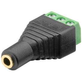 PRESA VOLANTE JACK 3,5MM STEREO A VITE