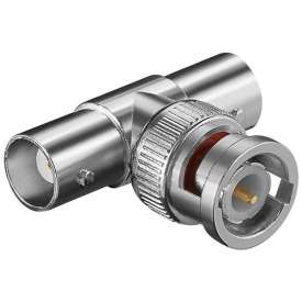 ADATTATORE A T SPINA BNC – 2 PRESA BNC
