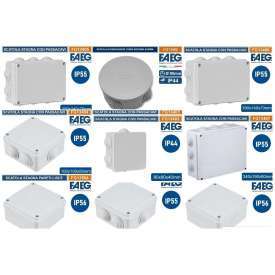 CASSETTA DI DERIVAZIONE IP55 100X100X50 MM  LISCIA