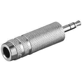 ADATTATORE SPINA JACK 3,5MM ST. – PRESA JACK 6,3MM ST. METALLO