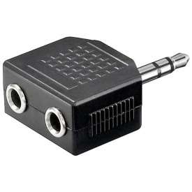 ADATTATORE CUFFIE SPINA JACK 3,5MM – 2 PRESE JACK 3,5MM
