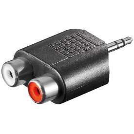 ADATTATORE SPINA JACK 3,5MM STEREO – 2 PRESE RCA