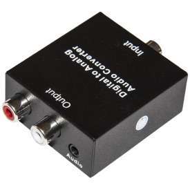 Alternative view of CONVERTITORE DA AUDIO DIGITALE TOSLINK + COASSIALE A ANALOGICO RCA R/L + CONNETTORE AUDIO 3,5MM LINK