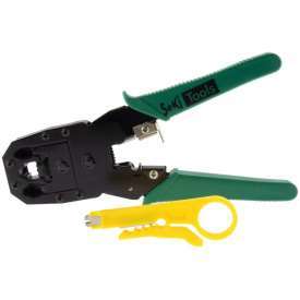 SeKi 17425 – Pinza crimpatrice per spina modulare, spina di rete RJ11, RJ12, RJ45, 8P8C, 6P6C, 4P4C per telefono e cavo di rete SeKi 17425 – Pinza crimpatrice per spina modulare, spina di rete RJ11, RJ12, RJ45, 8P8C, 6P6C, 4P4C per telefono e cavo di rete