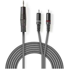 CAVO DI COLLEGAMENTO ALTA QUALITA’ PREMIUM 1 JACK 3,5MM – 2 SPINE RCA 1,5MT