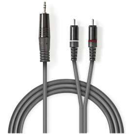 CAVO DI COLLEGAMENTO PREMIUM ALTA QUALITA’ 1 JACK 3,5MM – 2 SPINE RCA 3MT DIGITUS