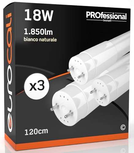 LED Tube T8 G13 18W 6000K 1200mm - 1850 Lm: Luce bianca fredda per un'illuminazione brillante 1 LED Tube T8 G13 18W 6000K 1200mm - 1850 Lm: Luce bianca fredda per un'illuminazione brillante