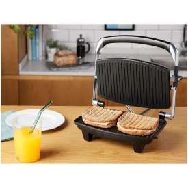 Alternative view of Ariete 1911 Toast&Grill, Piastra Elettrica Antiaderente, 1000 W, Argento Nero, 30.99 X 24 X 8.99 Cm