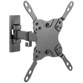 Alternative view of STAFFA A MURO UNIVERSALE 2 SNODI PER TV DA 13 A 42 POLLICI NERO BRAVO BR-LED 9