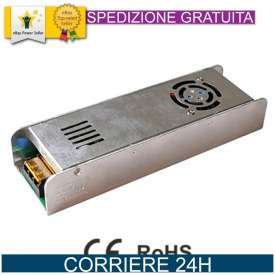 ALIMENTATORE SCATOLATO SLIM IP20 24V 360W 15A 223*65*40MM