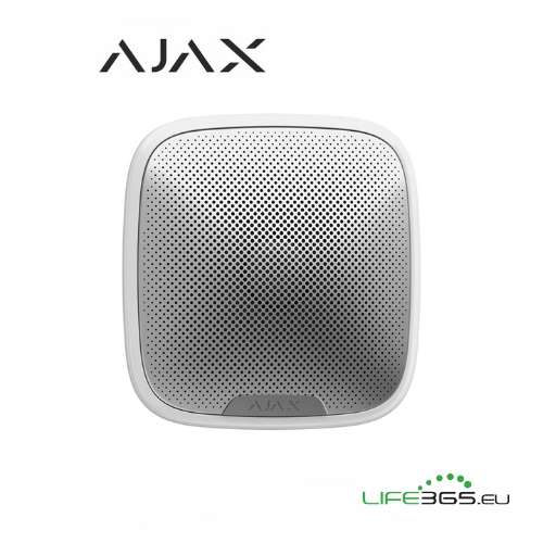 Ajax Sirena da esterno (StreetSiren) bianco 1 Ajax Sirena da esterno (StreetSiren) bianco